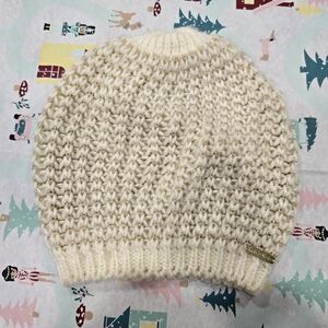Calvin Klein Cream Knit Kids Beanie